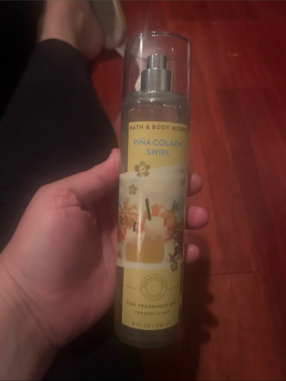 Bath & Body Works Piña Colada Swirl Fine Fragrance Mist - Yellow